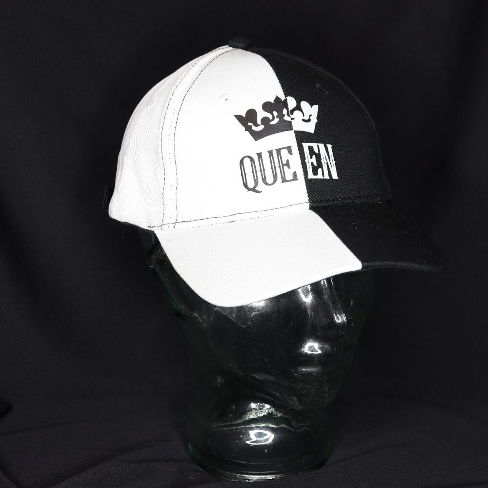 “QUEEN” Split Crown Baseball Cap 🖤🤍